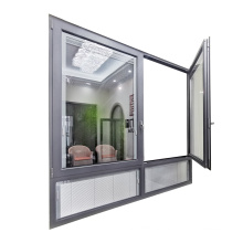 WANJIA casement aluminium windows built in blinds aluminum windows casement windows